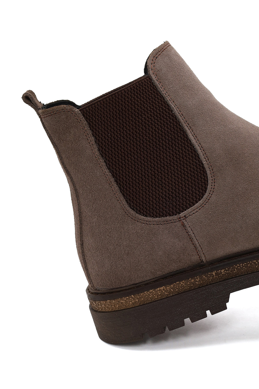 Male Mink Suede Chelsea Boots