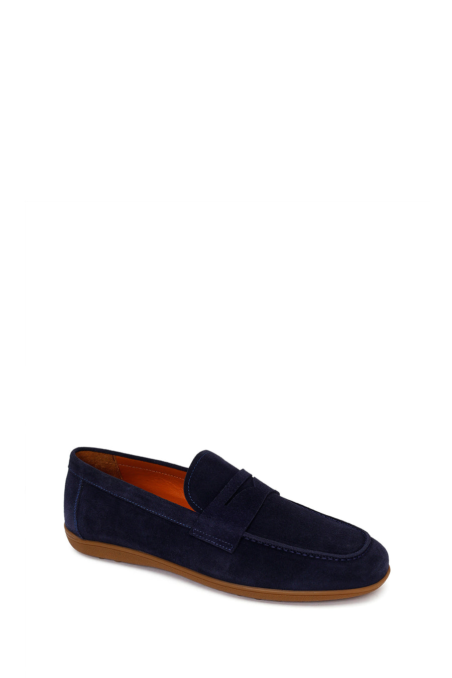 Male Navy Suede Loafer