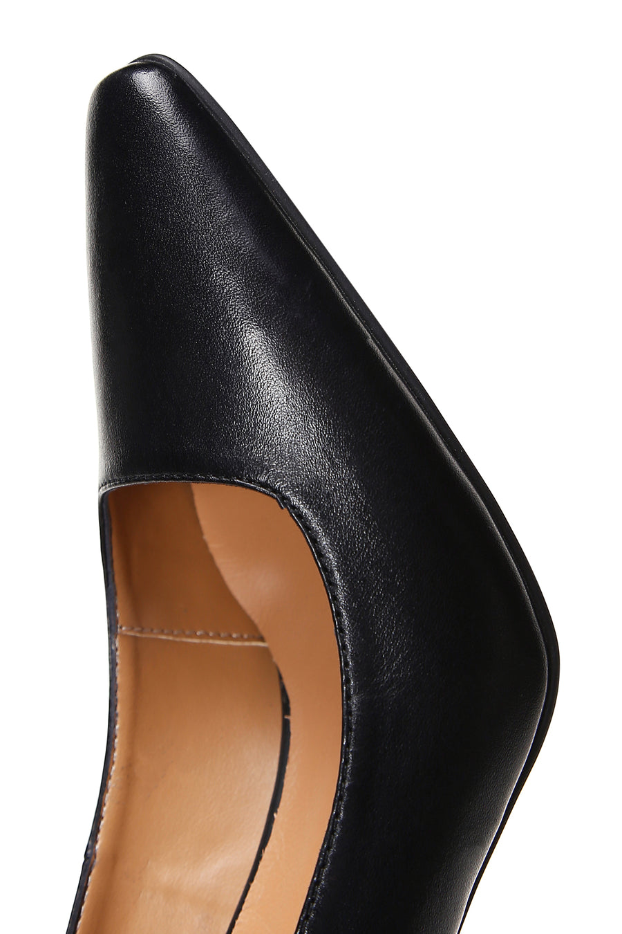 Women's Black Leather Stiletto