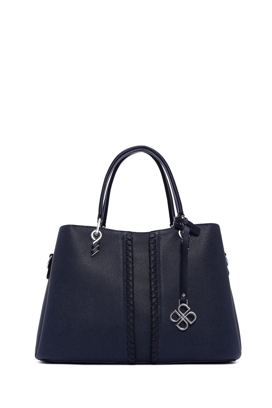 Women's Navy Blue Long Strap Classic Handbag