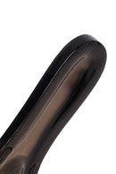 Woman Black Jeweled Jelly Slipper | Derimod