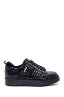 Men's Leather Crocodile Patterned Sneaker | Derimod