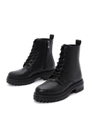 Women's Black Zippered Boots | Derimod