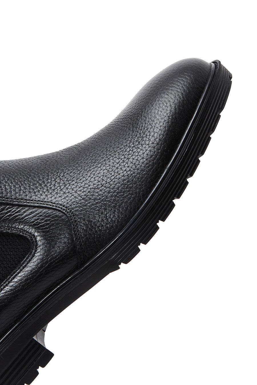 Men's Black Leather Chelsea Boots