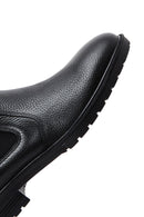 Men's Black Leather Chelsea Boots | Derimod