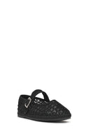 Women's Black Buckle Espadrilles | Derimod