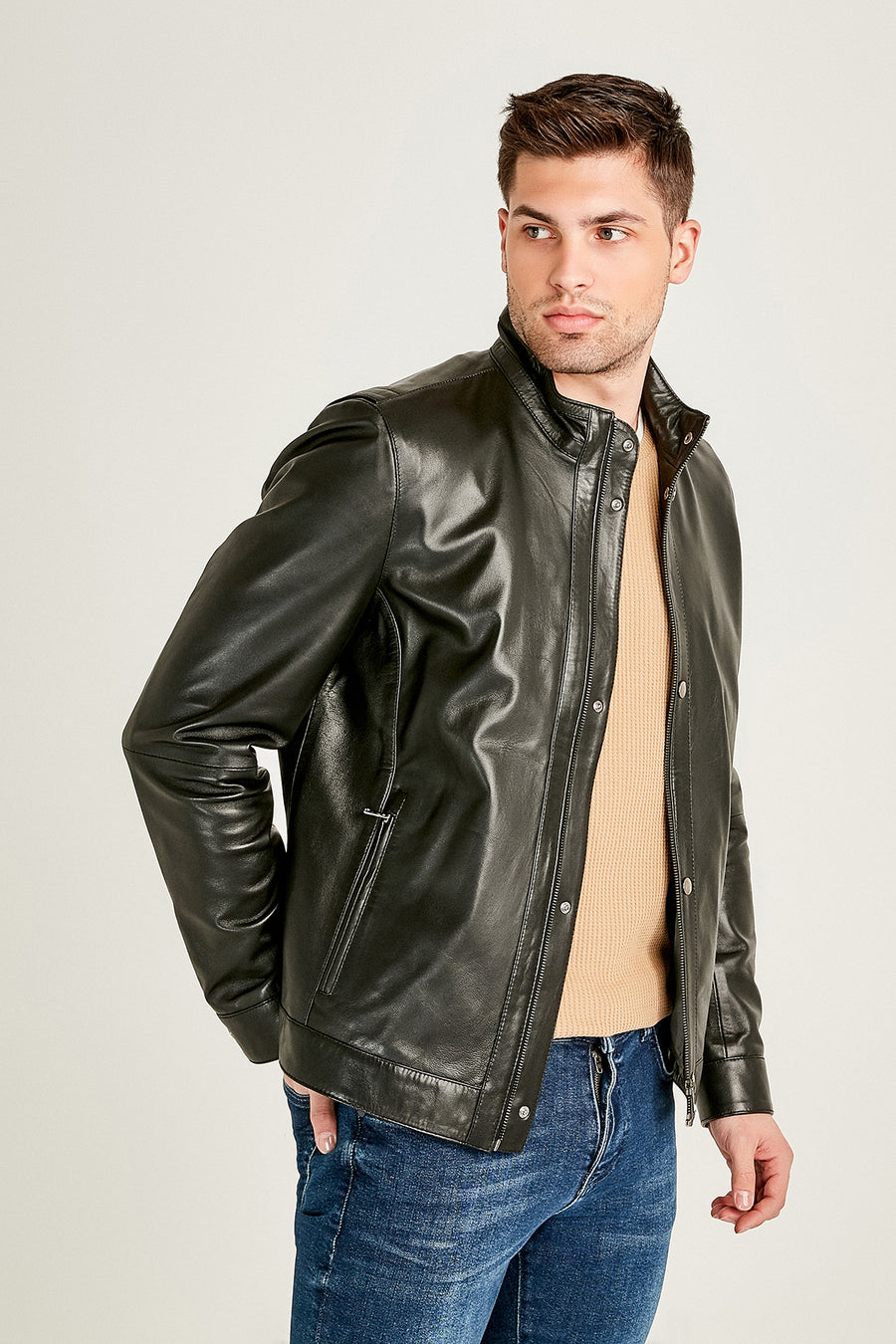 Fabian Men's Leather Jacket