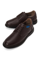 Male Brown Lace-up Leather Casual Shoes | Derimod