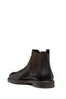 Geox Men's Brown U Tiberio Leather Chelsea Boots | Derimod