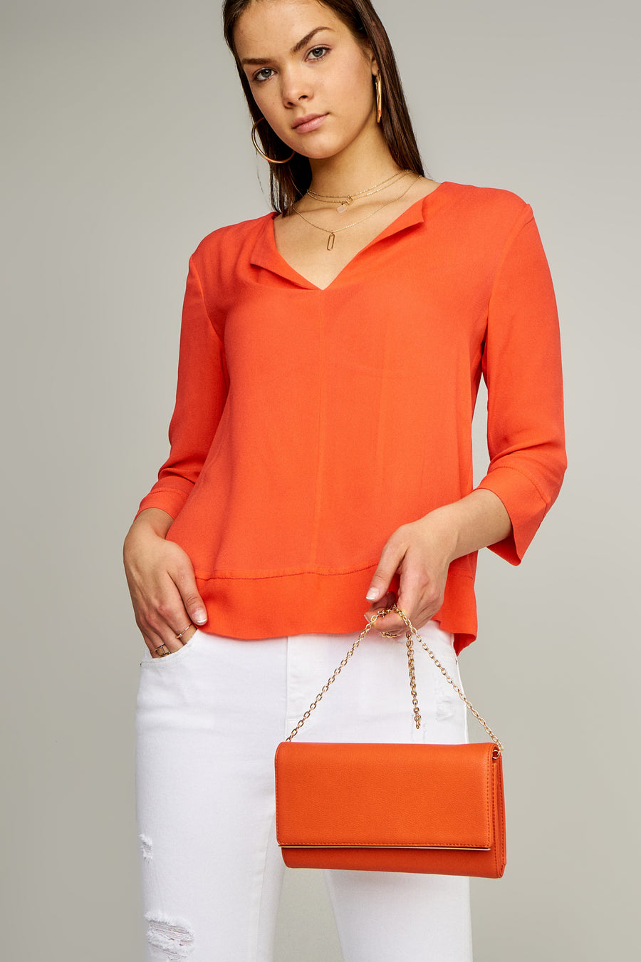 Orange Woman Portfolio 18SBD2810FT | Derimod