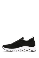 Derimod Zero Men's Black Lace-Up Thick Soled Sneaker | Derimod