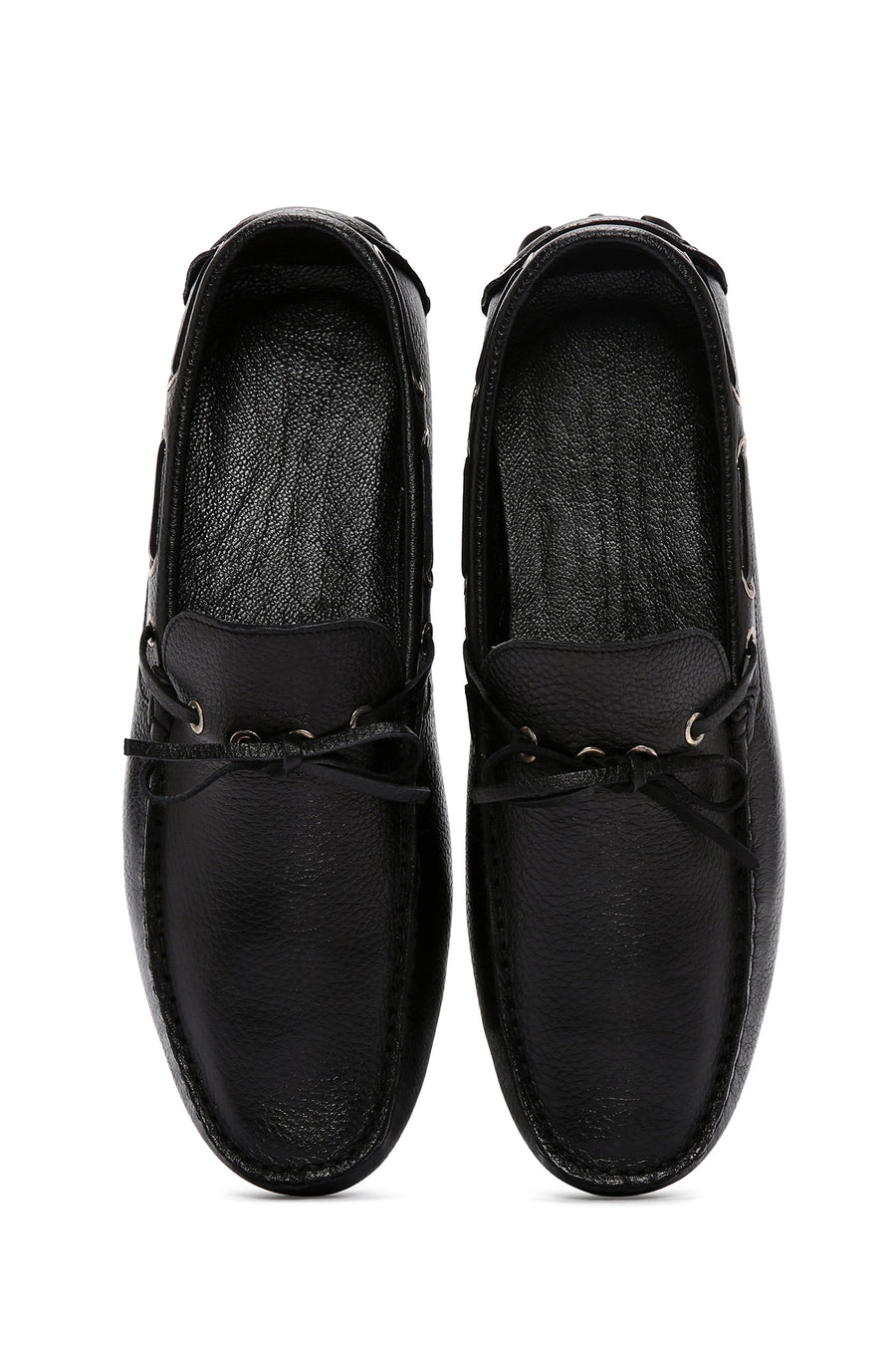 Erkek Siyah Deri Comfort Loafer