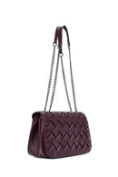 Women's Burgundy Long Strap Crossbody Bag | Derimod