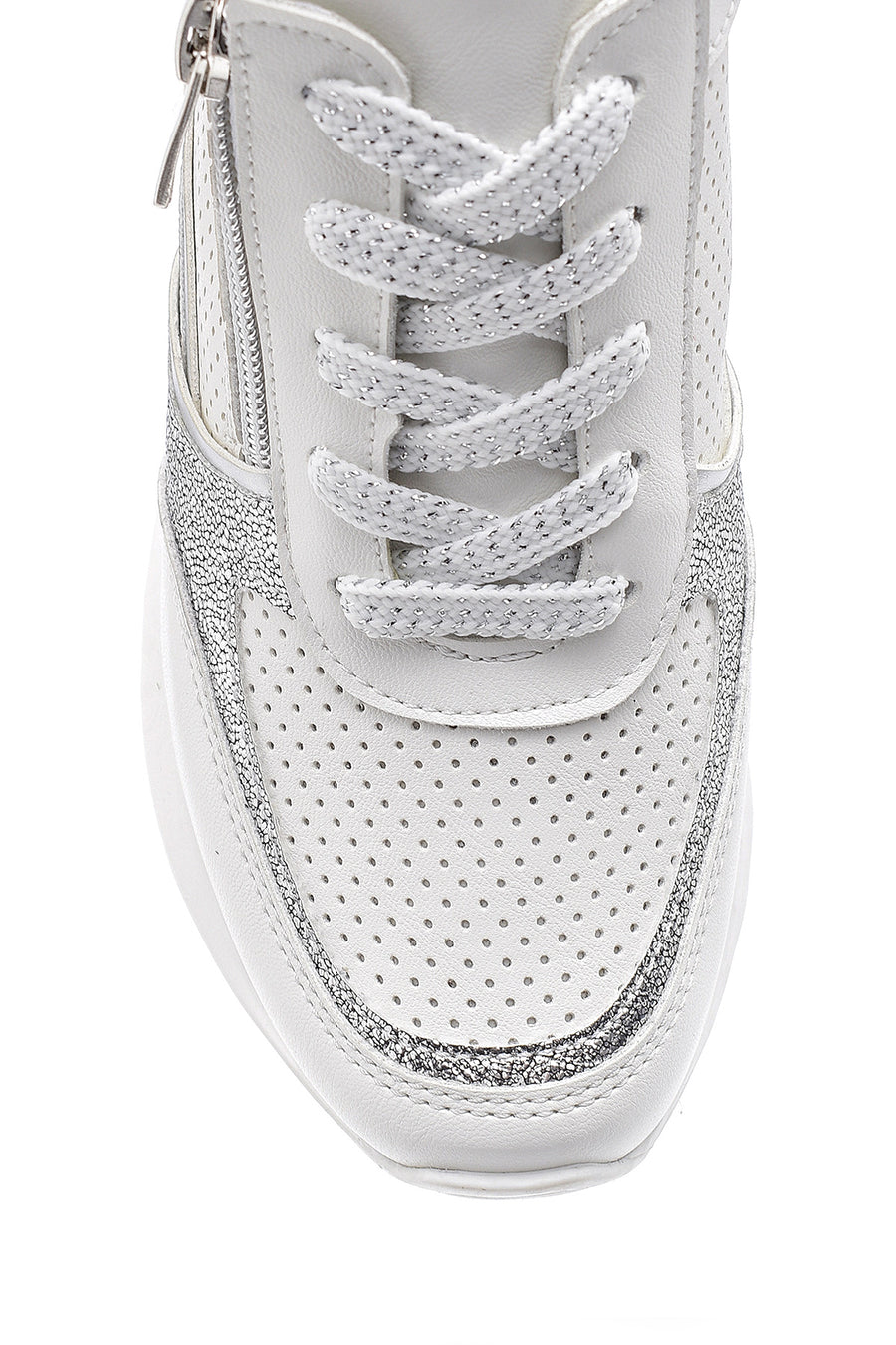 Kadın Fermuar Detaylı Sneaker