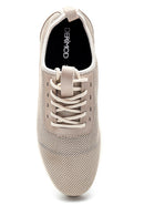 Men's Leather Detailed Sneaker | Derimod