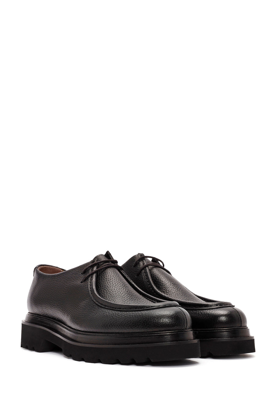 
Men's Black Leather Casual Shoes
