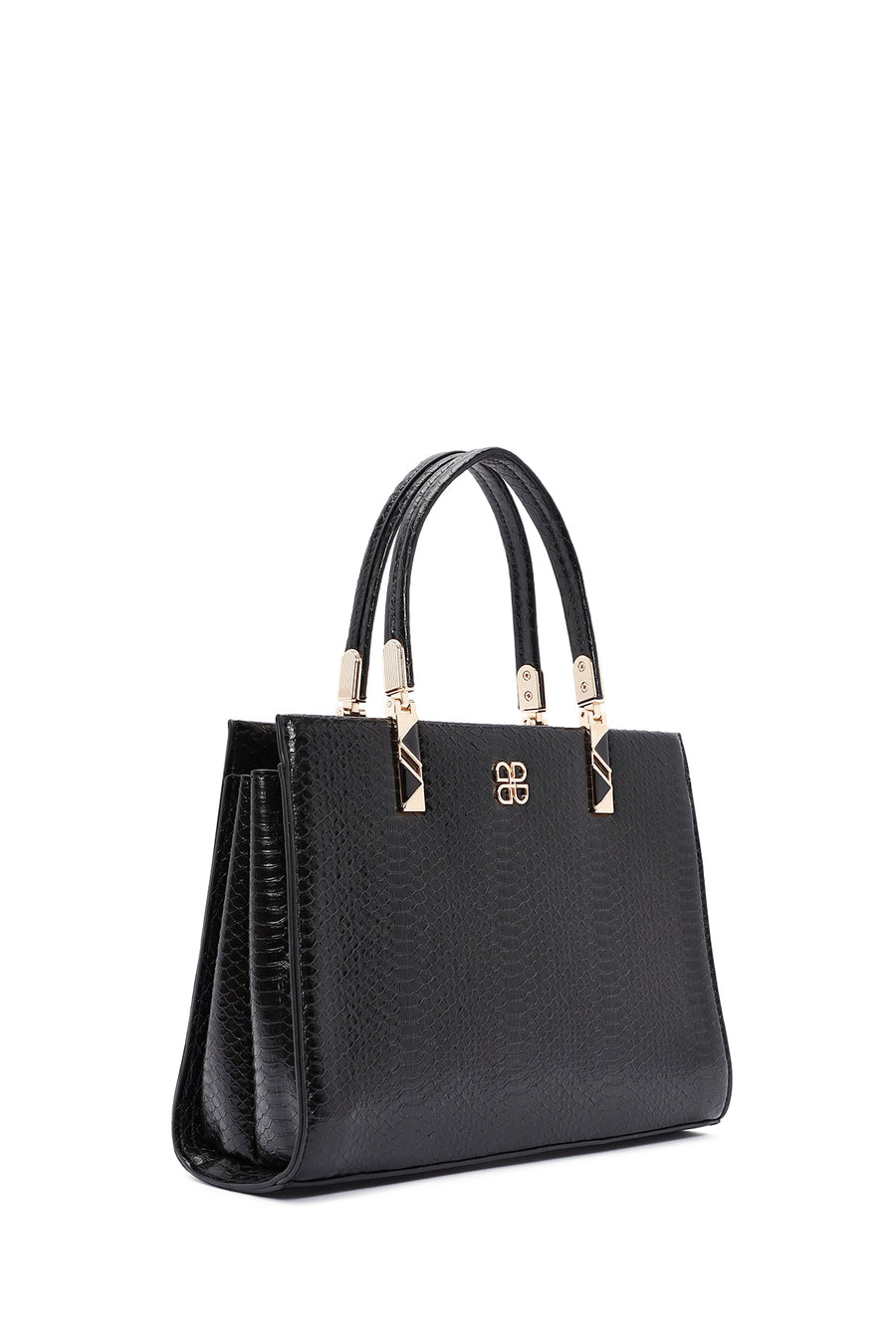 Women's Black Long Strap Printed Shoulder Bag