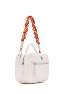 Women's Cream Long Strap Crossbody Bag | Derimod