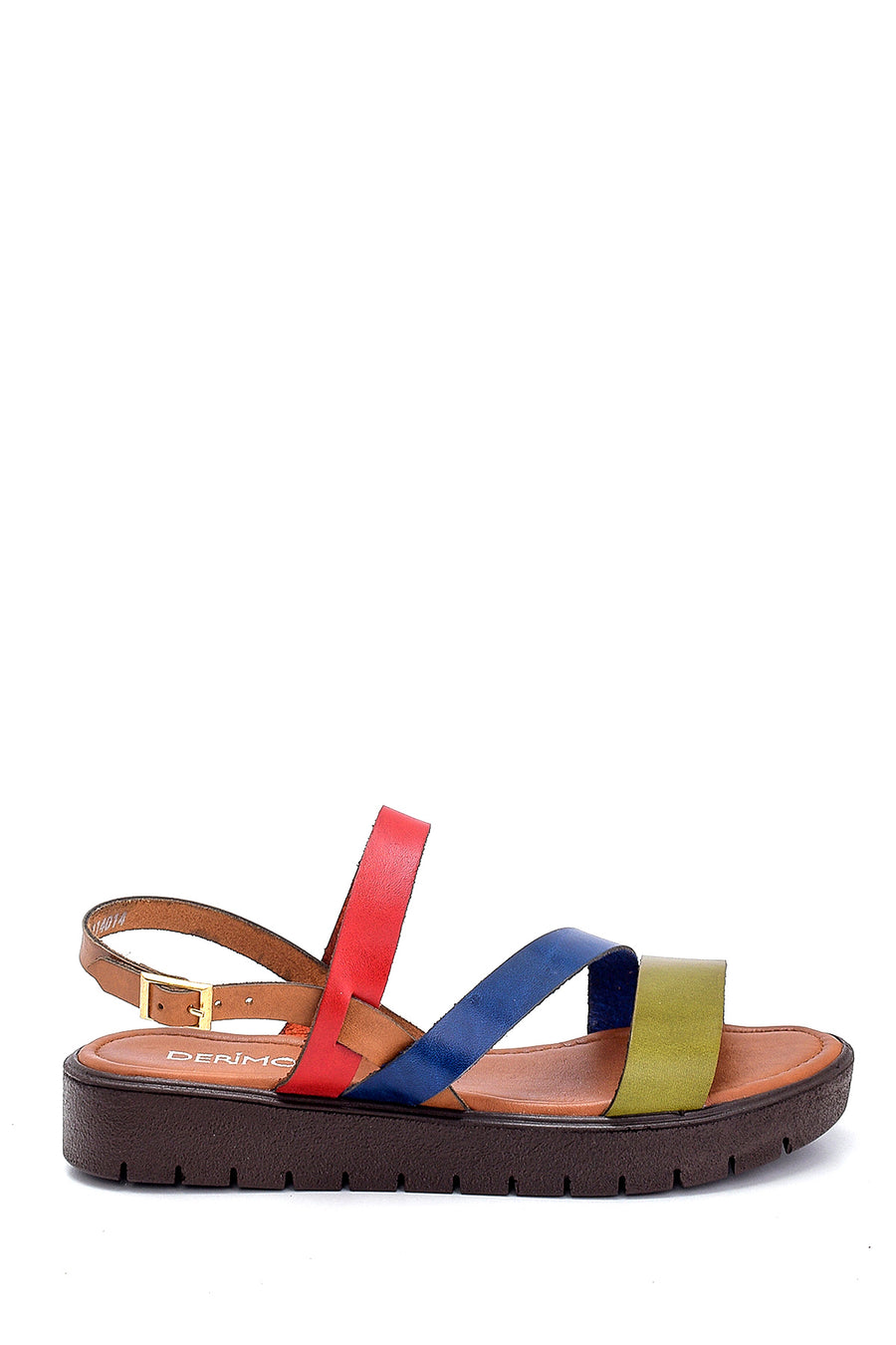 Kadın Deri Sandalet 21SFD331114 | Derimod