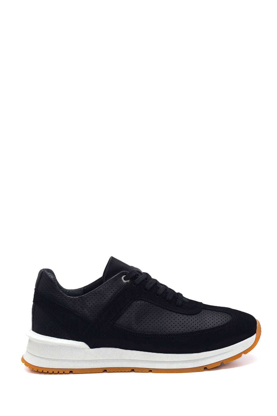 Erkek Deri Süet Detaylı Sneaker 22SFD695614 | Derimod
