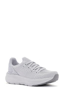 Derimod Zero Women's Gray Lace-Up Thick Soled Fabric Sneaker | Derimod