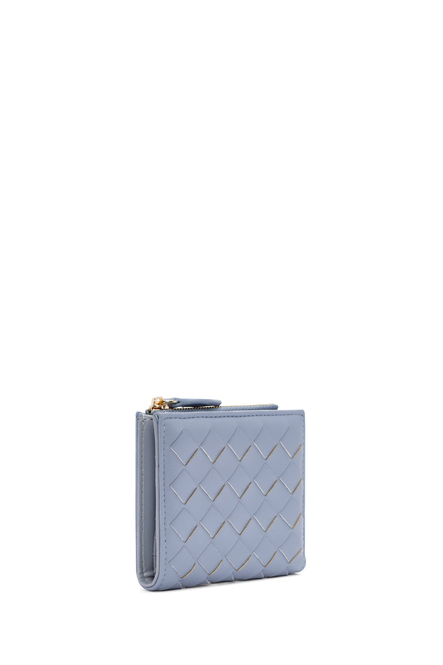 Women's Light Blue Knitted Wallet