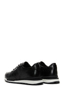 Erkek Siyah Deri Baskılı Sneaker | Derimod