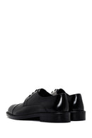 Men's Black Laced Leather Classic Shoes | Derimod
