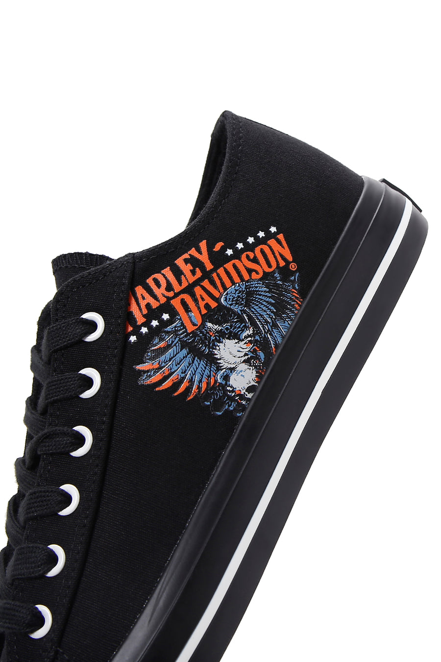 Harley Davidson Erkek Siyah Pearland Sneaker