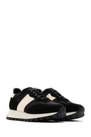 Men's Black Suede Leather Detailed Sneaker | Derimod