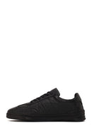 Male Black Lace-up Leather Sneaker | Derimod