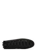 Men's Black Leather Comfort Loafer | Derimod