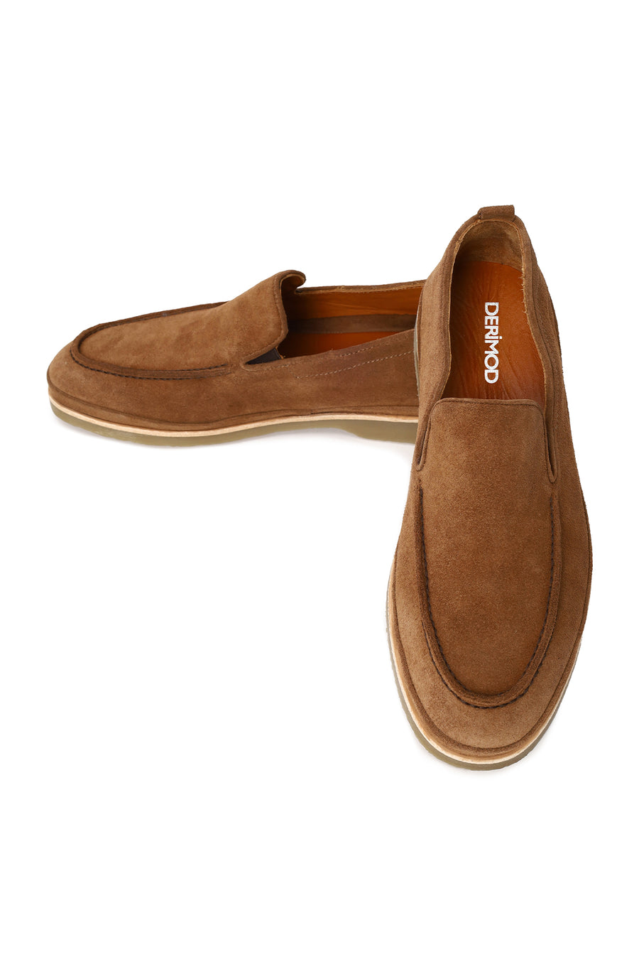 Male Tan Suede Casual Loafer