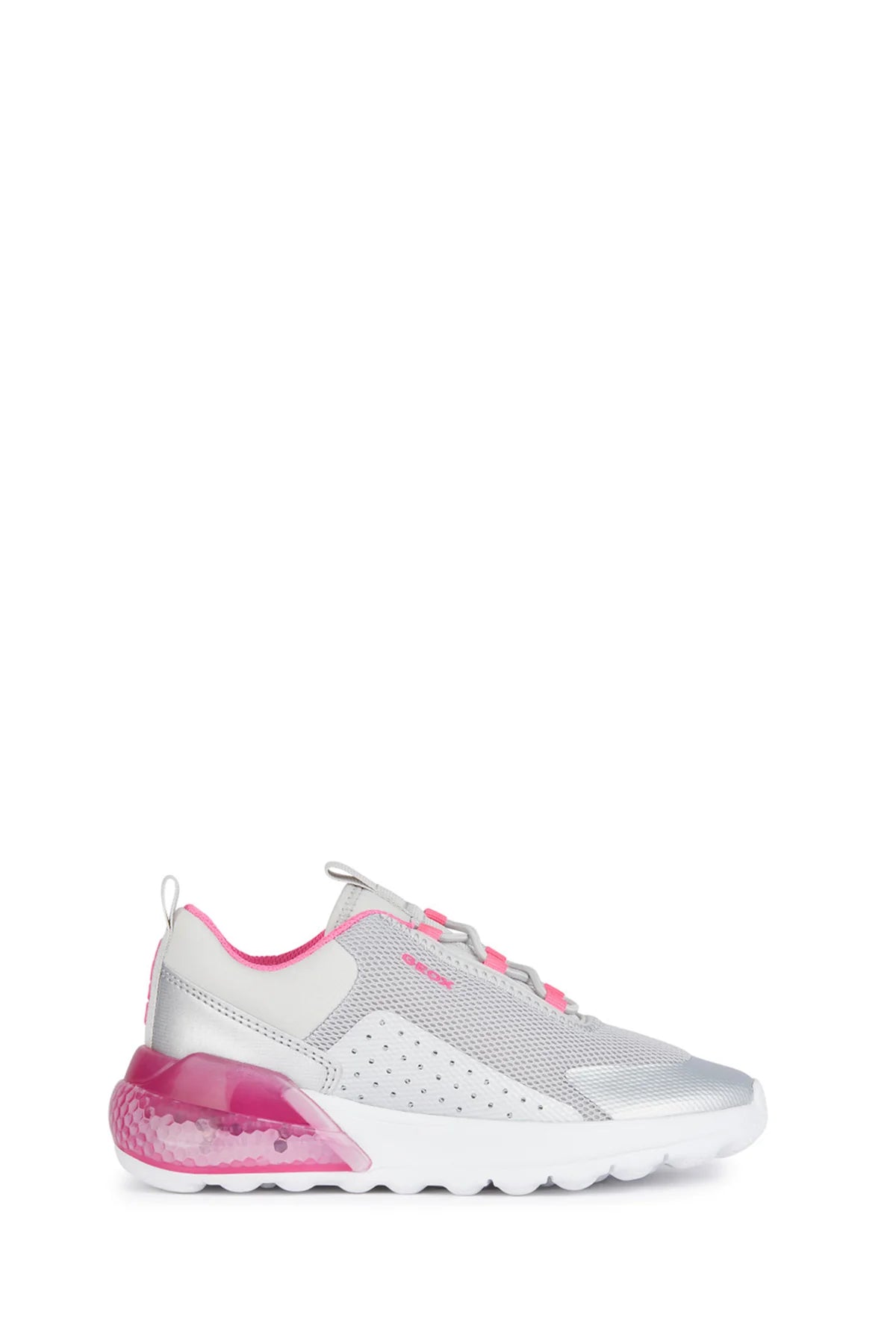 Geox Kız Çocuk Gri Activart Illuminus Sneaker J45LZA0149JC1W8L | Derimod