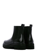 Women's Black Leather Chelsea Boots | Derimod