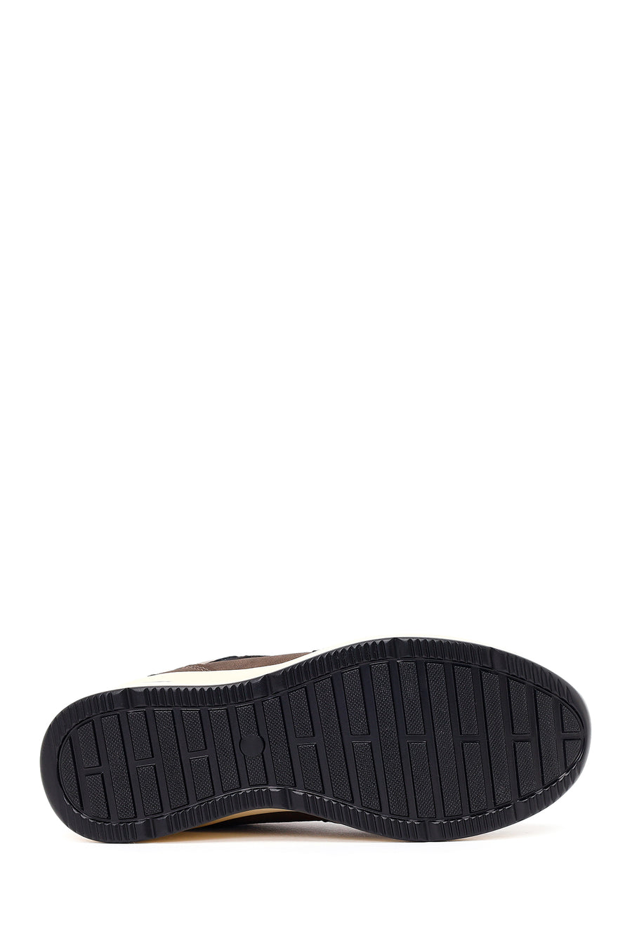 Woman Brown Lace-Up Wedge Sneaker