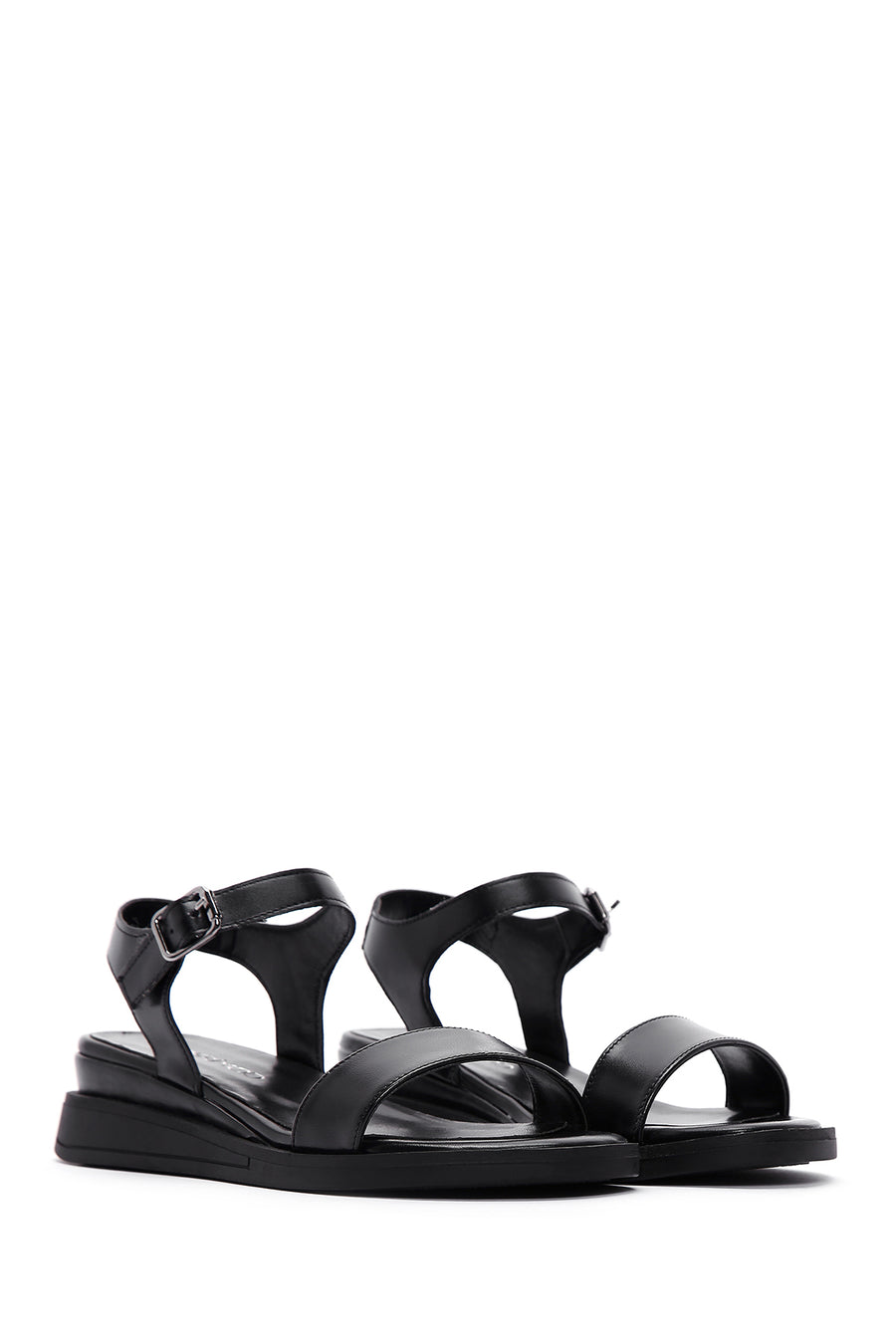Women's Black Comfort Sandals