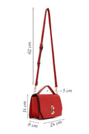 Kadın Kırmızı Uzun Askılı Çapraz Çanta | Derimod
