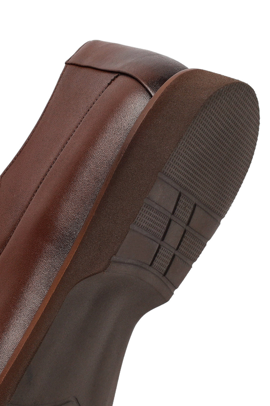 Men's Brown Lace-up Leather Casual Shoes