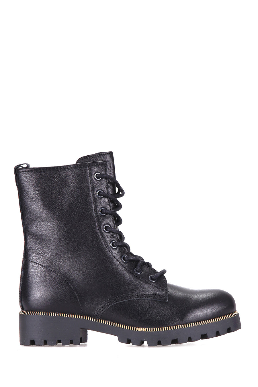 Lace-Up Women's Leather Boots