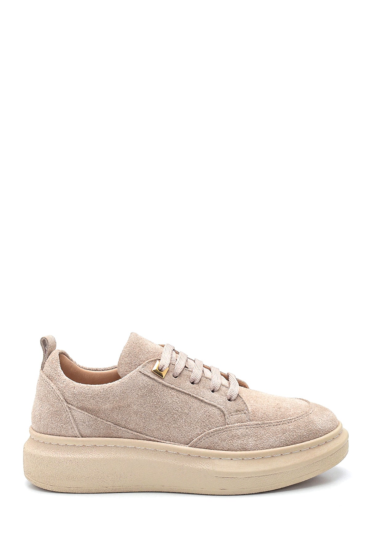 Women's Leather Suede Sneaker 21WFD134210 | Derimod