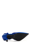 Women's Blue Stone Heeled Shoes | Derimod