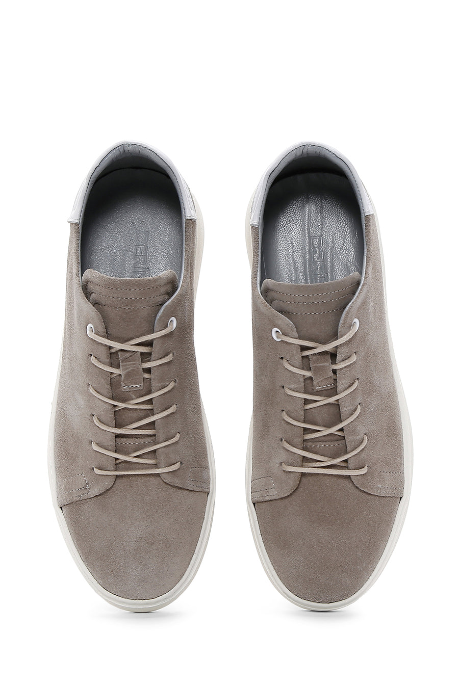 Erkek Bej Süet Deri Sneaker