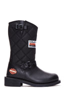 Women's Harley Davidson Laconia 644 Oiled Leather Boots | Derimod