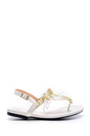 Women's Shell Detailed Sandals | Derimod