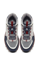 Derimod Studio Men's Navy Blue Lace-Up Thick-Soled Sneaker | Derimod