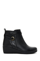 Women's Leather Wedge Heel Boots | Derimod