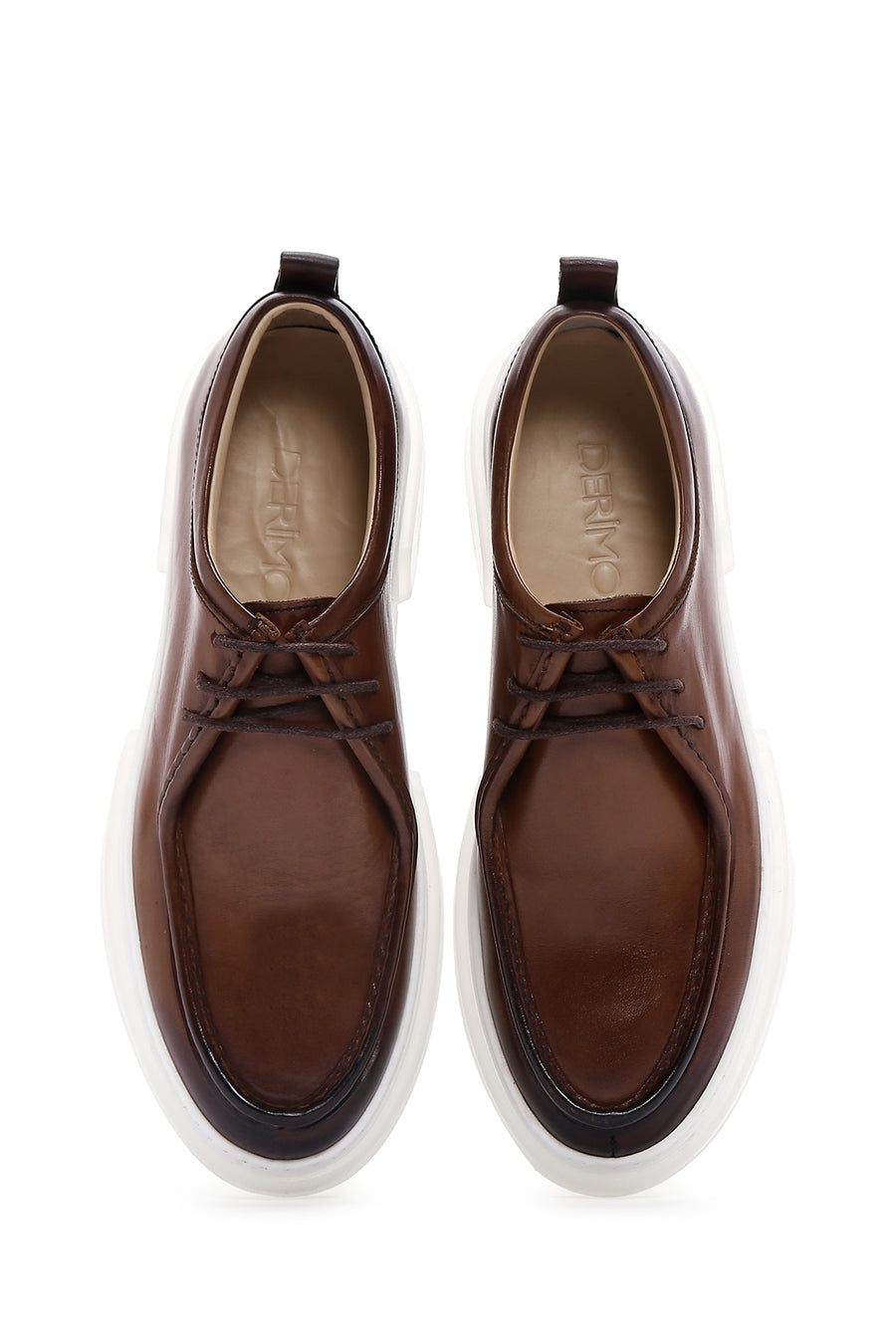 Men's Tan Leather Casual Shoes