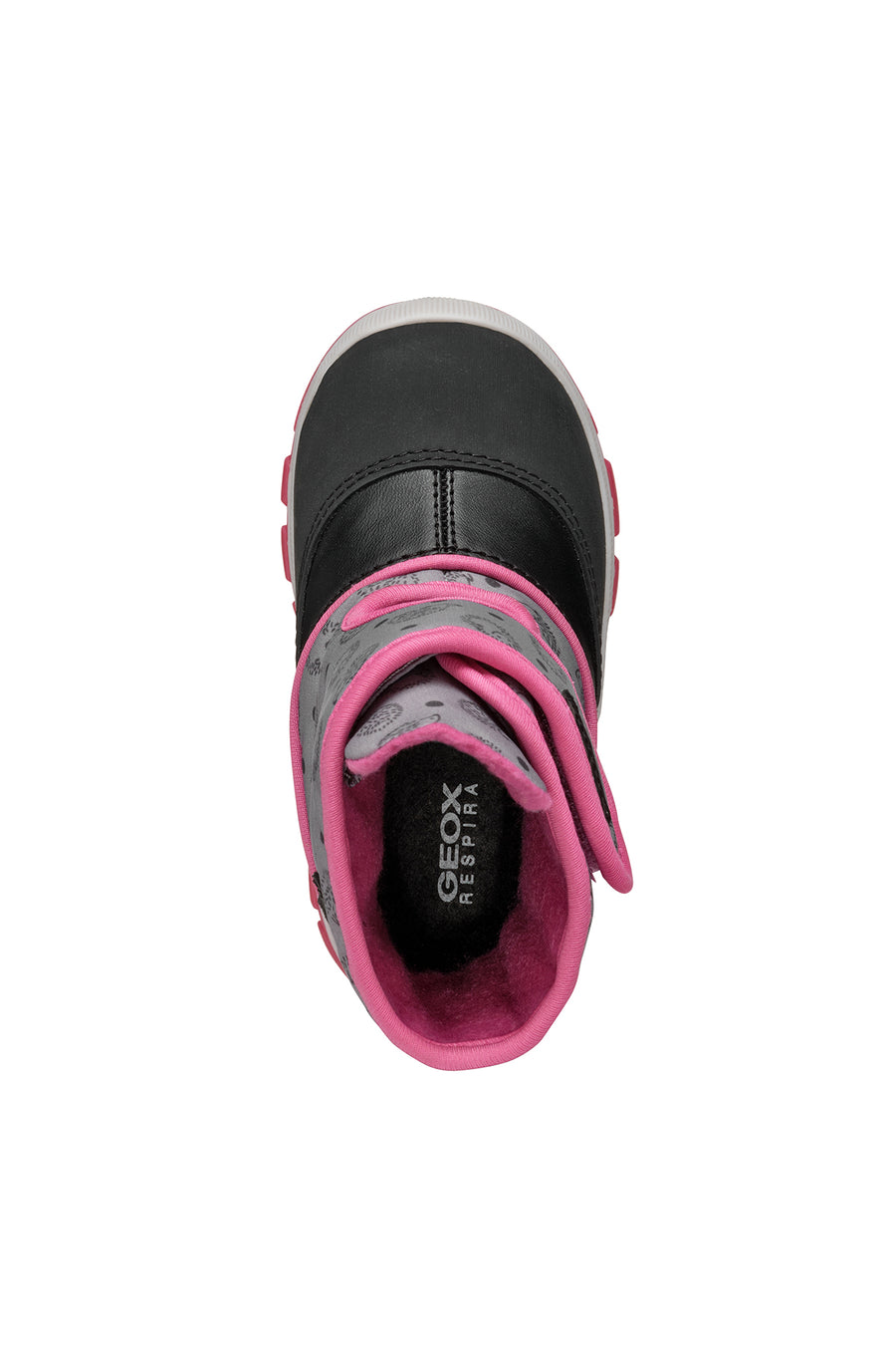 Geox Kız Bebek Siyah Flanfil Abx Bantlı Waterproof Deri Bot