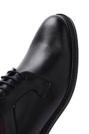 Men's Black Laced Leather Classic Shoes | Derimod